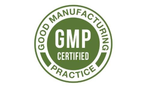 GMP-certified facility badge for ProtoFlow supplement