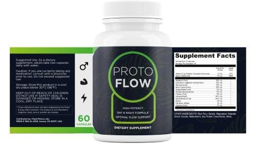 What is ProtoFlow section explaining the natural prostate support formula